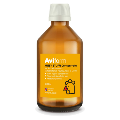 Mitey Stuff! Red Mite Liquid Supplement for Chickens