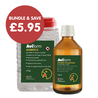 Avi-Mite Bundle - Red Mite Prevention & Cure for Cage & Aviary Birds