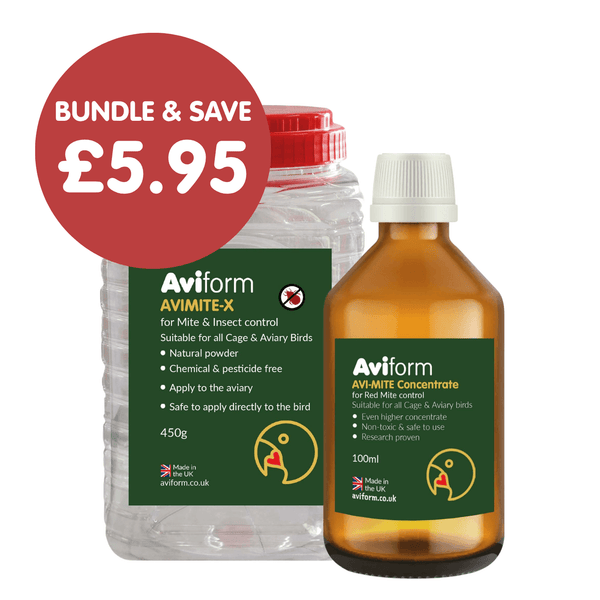 Avi-Mite Bundle - Red Mite Prevention & Cure for Cage & Aviary Birds