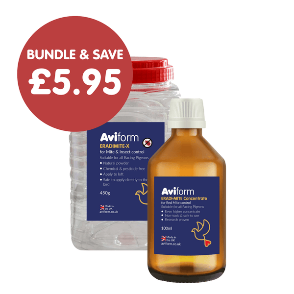 Eradi-Mite Bundle - Red Mite Prevention & Cure for Racing Pigeons