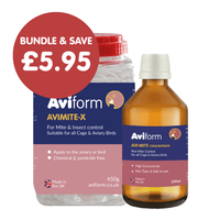 Avi-Mite Bundle - Red Mite Prevention & Cure for Cage & Aviary Birds