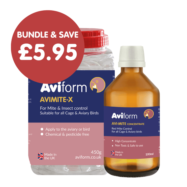 Avi-Mite Bundle - Red Mite Prevention & Cure for Cage & Aviary Birds