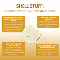 SHELL STUFF! Liquid Calcium Supplement for Chickens