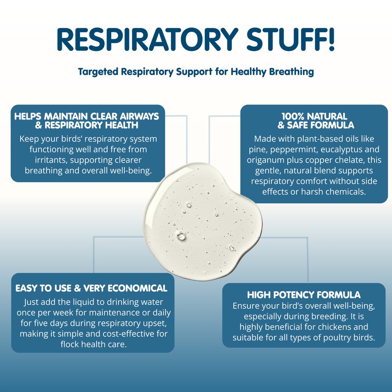 RESPIRATORY STUFF! Respiratory Supplement For Chickens