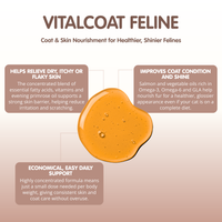 VITALCOAT Cat Coat and Skin Supplement Conditioner