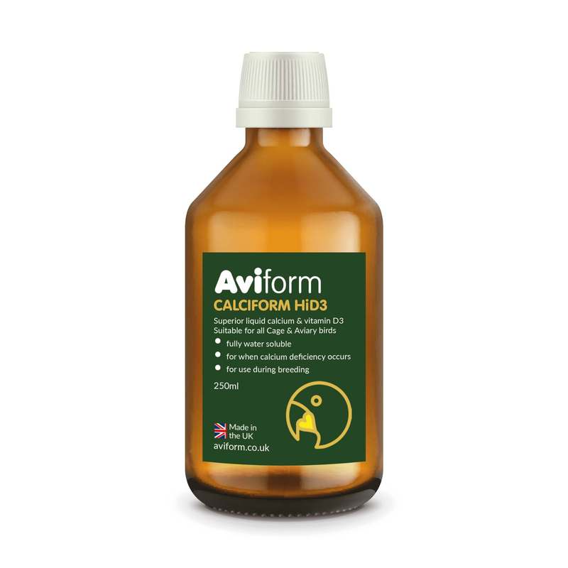 NEW CALCIFORM HiD3 Liquid Calcium for Cage & Aviary Birds