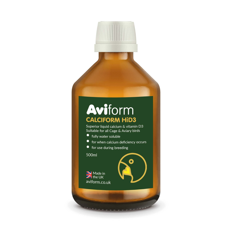 NEW CALCIFORM HiD3 Liquid Calcium for Cage & Aviary Birds