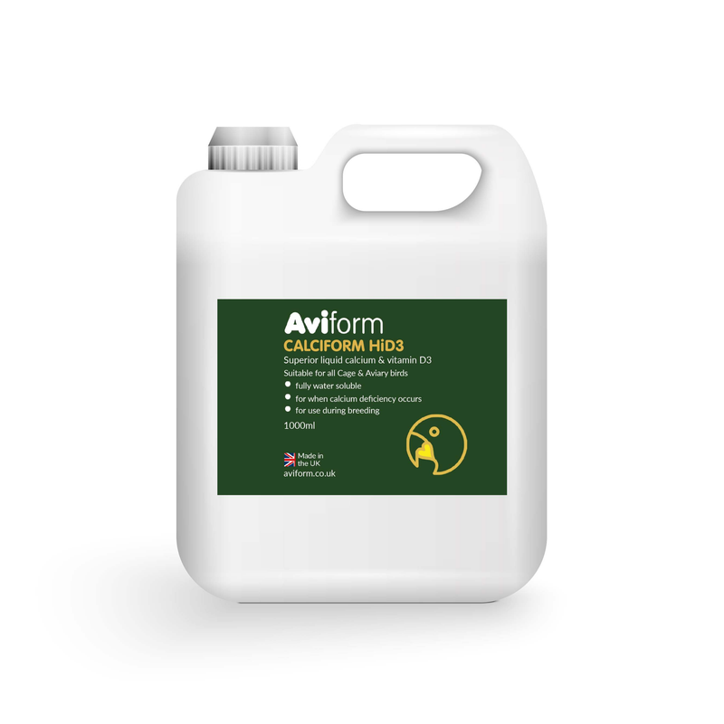 NEW CALCIFORM HiD3 Liquid Calcium for Cage & Aviary Birds