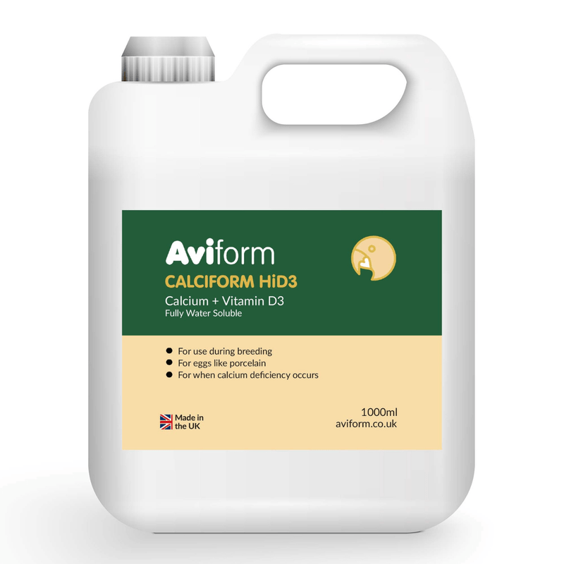 NEW CALCIFORM HiD3 Liquid Calcium for Cage & Aviary Birds