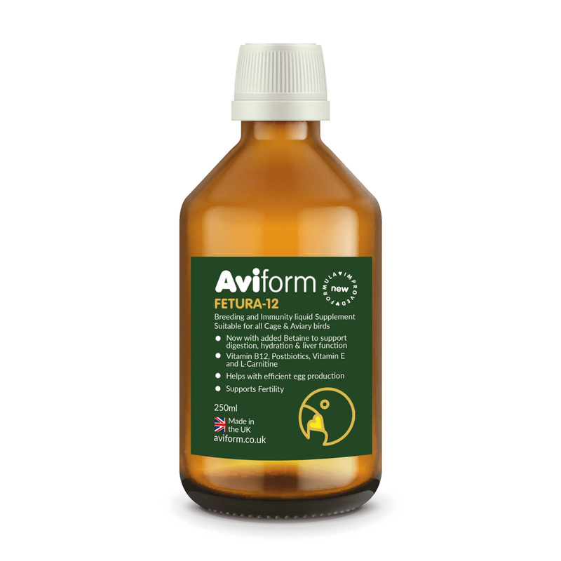 Fetura-12 Liquid Breeding and Immunity Supplement for Cage And Aviary Birds