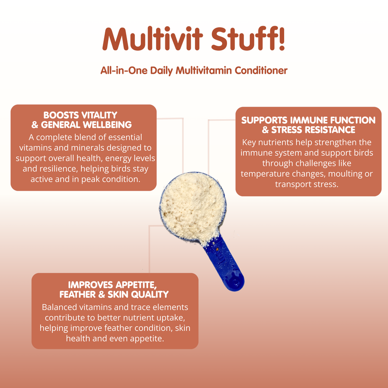 MULTIVIT STUFF! All in One Chicken Multivitamin and Conditioner