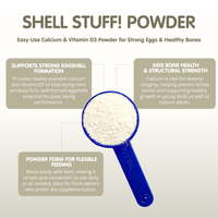 SHELL STUFF! Powder Calcium for Chickens