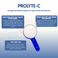 PROLYTE C Probiotic Cage &amp; Aviary Bird Recovery Supplement
