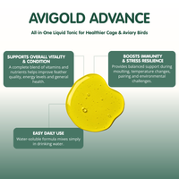 AVIGOLD ADVANCE All-in-One Cage &amp; Aviary Bird Tonic