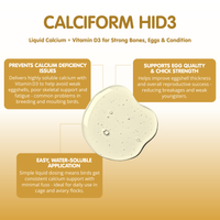 NEW CALCIFORM HiD3 Liquid Calcium for Cage & Aviary Birds