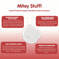 Mitey Stuff! Red Mite Liquid Supplement for Chickens