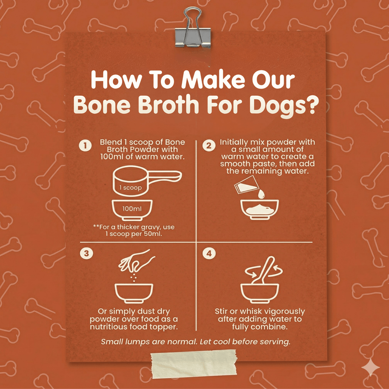 Beef Bone Broth | Powder Supplement for Dogs