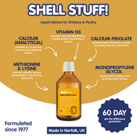 SHELL STUFF! Liquid Calcium Supplement for Chickens