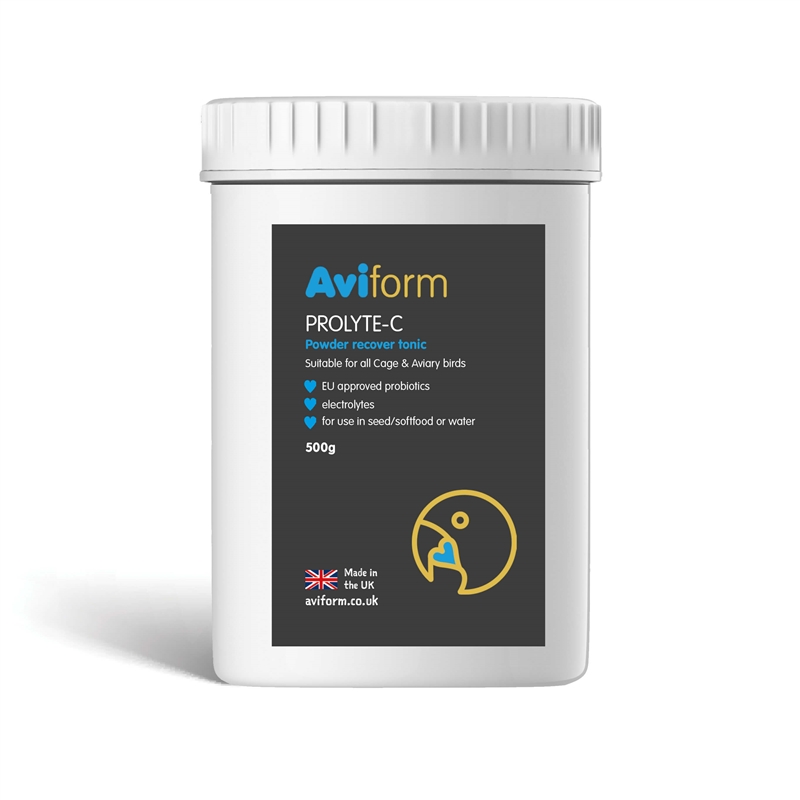 Aviform Prolyte-C cage and aviary recovery tonic