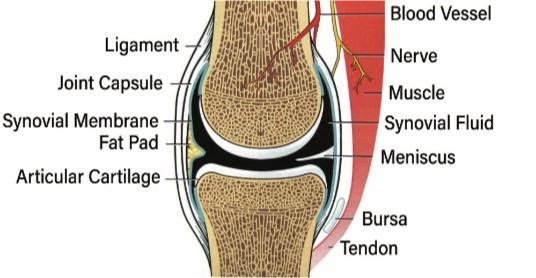 Equine joint diagram