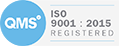 ISO 9001:2015 logo