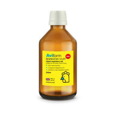 Respiratory supplement for chickens. Respiratory Stuff - 250ml