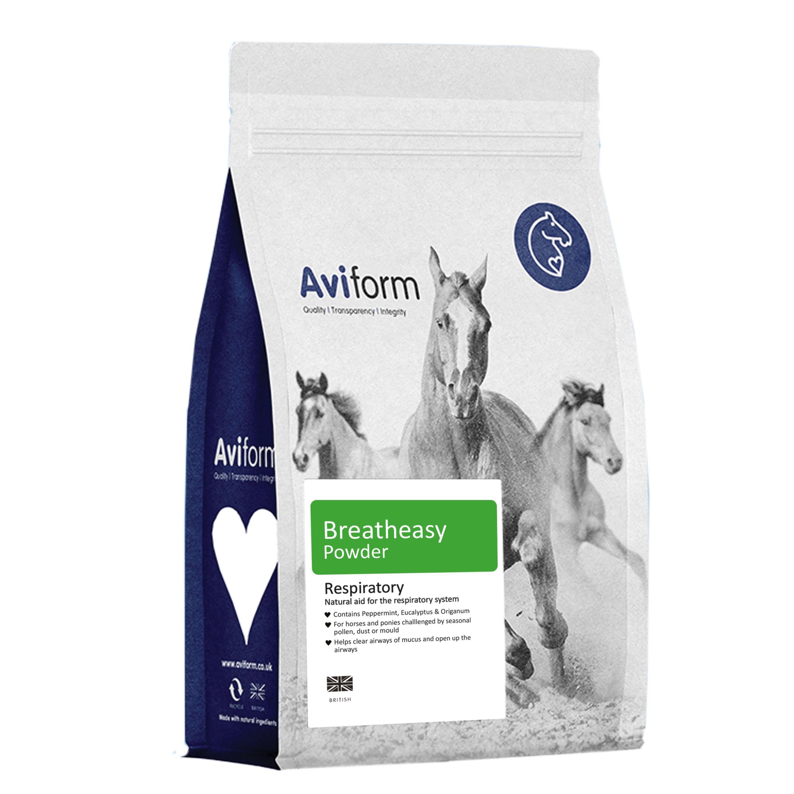 Respiratory Powder Supplement for Horses Breatheasy Aviform