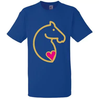Navy Aviform Animal Tshirt Equine Logo